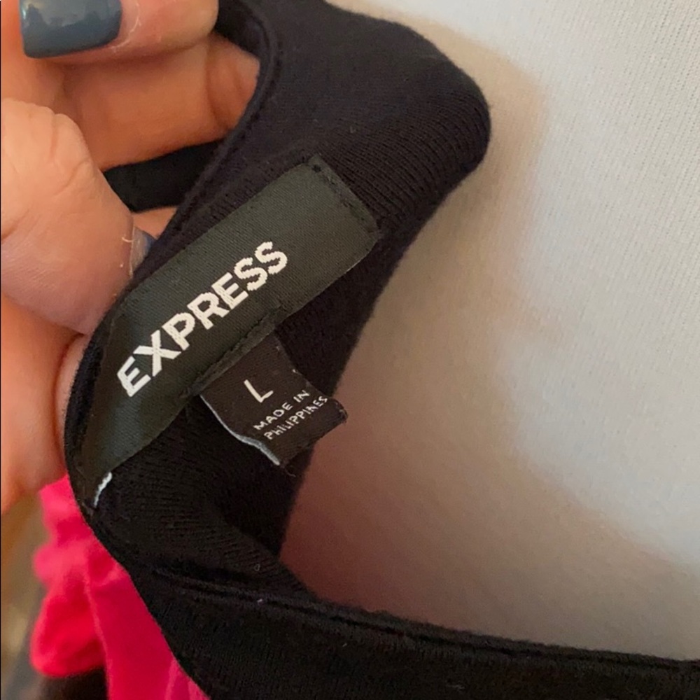 Express Color Block Dress Large - Picture 3 of 3